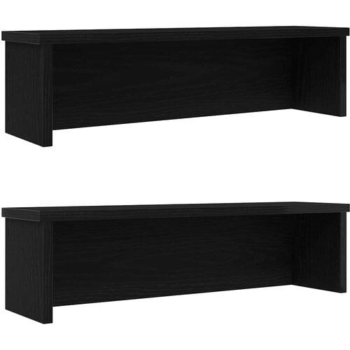  Kuhinjski stalci koji se mogu složiti 2 kom crni 60x15x16 cm Cene