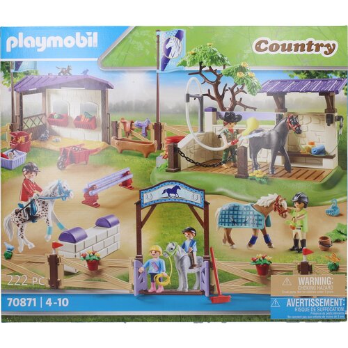 Playmobil 70871 - Jahalni turnir s prostorom za umivanje konj - 1 k. Slike
