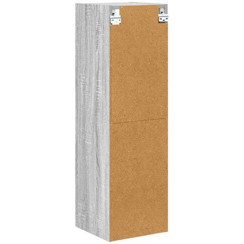VidaXL viseći ormarić s policom riga siva sonoma 30 x 29,5 x 100 cm Slike