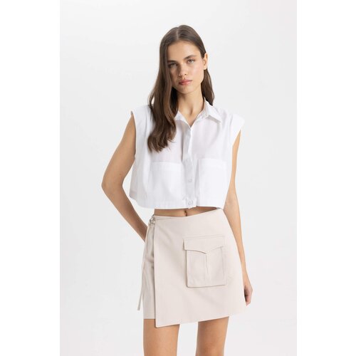 Defacto Gabardine High waist Short Leg Short Cene