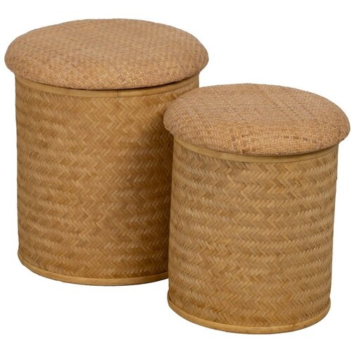 Ixia Pleten tabure u prirodnoj boji Rattan &amp;ndash; Slike