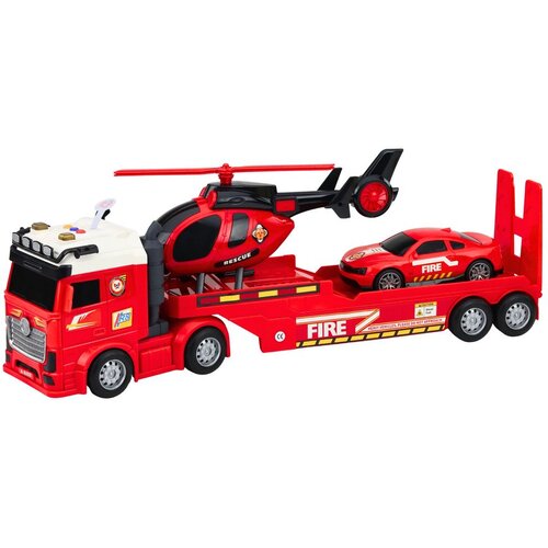  set za spa&amp;scaron;avanje, kamion, vučni kamion, automobil, helikopter, svjetla, zvuk Slike