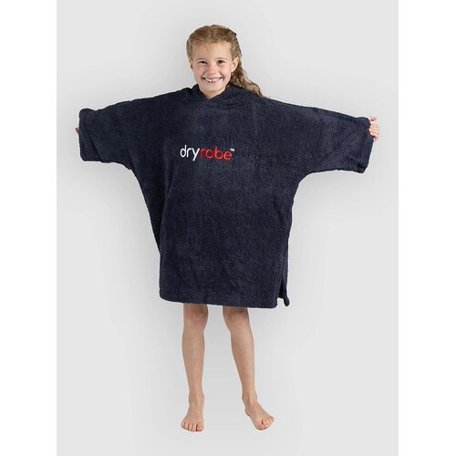 Dryrobe Towel Robe Organic Kids 5-9 Surf poncho navy Cene