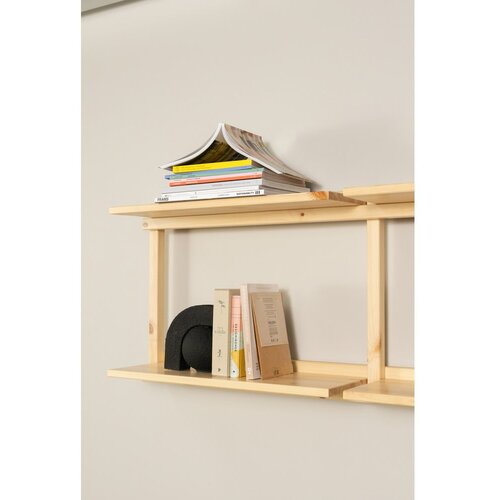 Karup Design Stenska polica iz masivnega bora v naravni barvi 192x47,5 cm Groove &amp;ndash; Slike