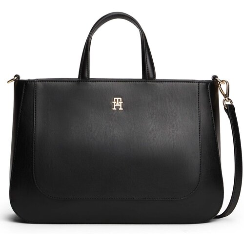 Tommy Hilfiger Torbice za na ramo Th Glam Satchel Črna Slike