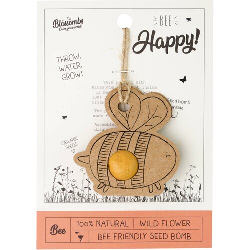  Obesek s semensko kroglico - "Bee Happy" Cene