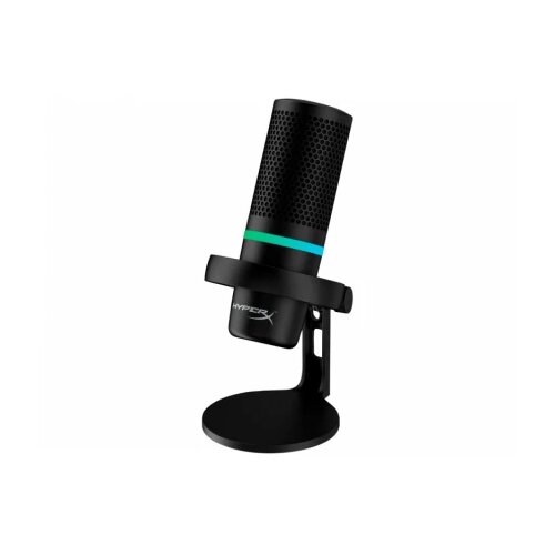 Hyperx DuoCast - USB Microphone (Black) - RGB Lighting Cene