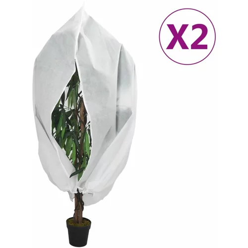vidaXL Navlake za biljke od flisa s patentom 2 kom 70 g/m² 3 93x3 5 m