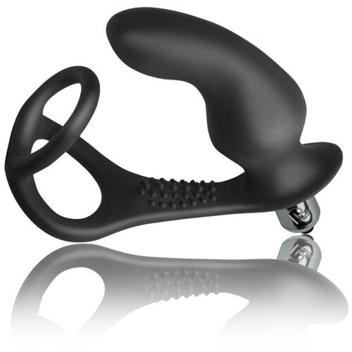 Rocks Off Ltd. Erekcijski ObroČek Z Analnim Čepom Ro-zen Pro Blk Cene