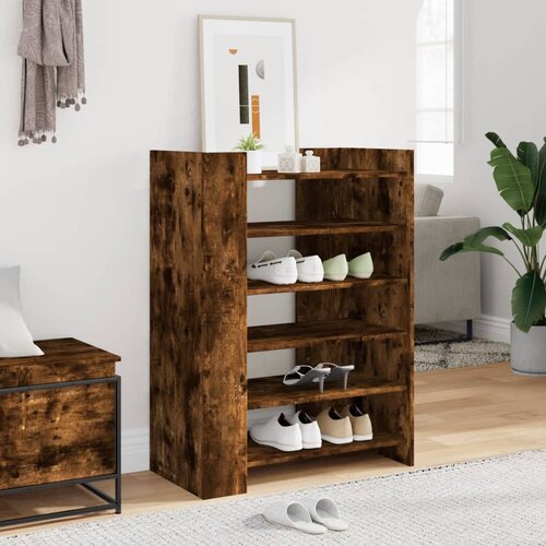 VidaXL Ormarić za cipele boja hrasta 74,5x37,5x100cm konstruirano drvo Slike