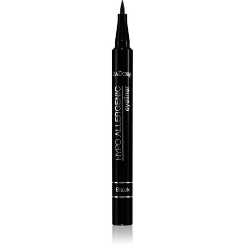 IsaDora Hypo-Allergenic Eyeliner črtalo za oči v obliki flomastra za občutljive oči odtenek 30 Black 1 ml Slike