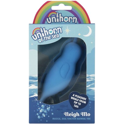 Unihorn of the sea - akumulatorski narval vibrator za klitoris (plavi) Slike