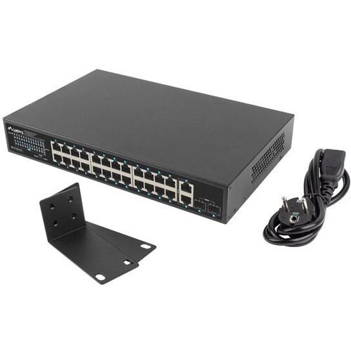 Lanberg RSGE-24P-2GE-2S-250 network switch Unmanaged Cijene