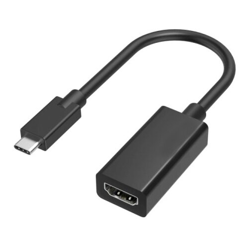 X Wave adapter usb tip-c na hdmi 4K 0.2m,60Hz,muški-ženski,blister,golden Slike