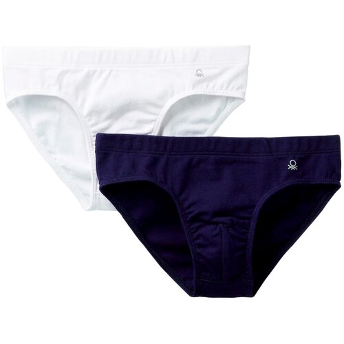 Benetton spodnje hlače slip 2 kos 3MC10S444 F modra t L Slike