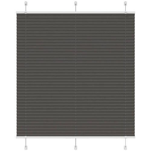 vidaXL Plisirana žaluzija črna 120x150 cm Širina tkanine 119,4 cm Cene