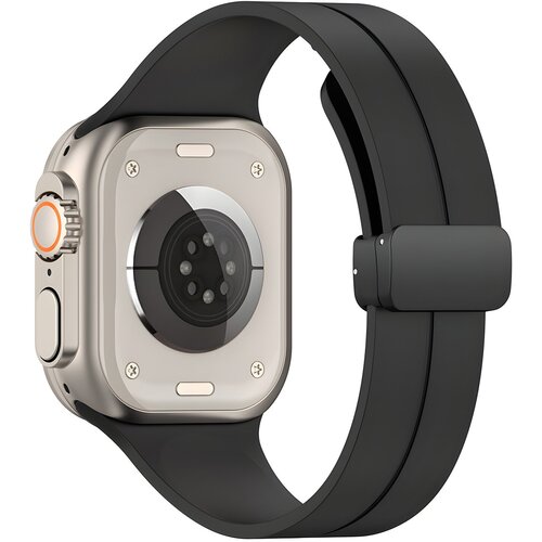 Techsuit Zamjenski remen - Apple Watch 1 / 2 / 3 / 4 / 5 / 6 / 7 / 8 / 9 / SE / SE 2 / Ultra / Ultra 2 (42 / 44 / 45 / 49mm) - Crna KP29285 Slike