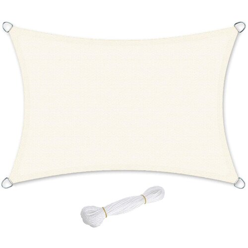 Songmics Sončna senčnica 3x4 m bež UV za&amp;scaron;čita, (5000248340) Slike