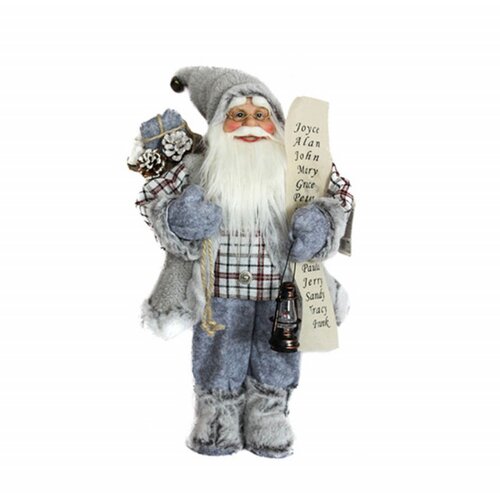 Deco santa, Deda Mraz, siva, 45cm ( 740833 ) Cene