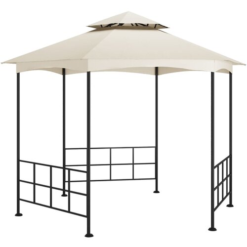 VidaXL paviljon s stranicami 3,1x2,7 m krem Slike