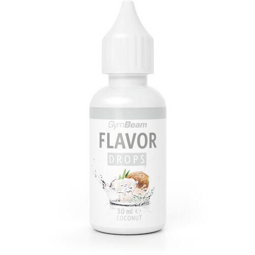 GymBeam flavor drops 30 ml kokos Slike