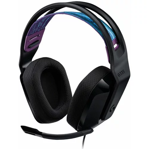 Logitech Gaming Slušalke logitech g335 gaming wired, črne
