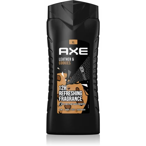 Axe Collision Leather + Cookies gel za prhanje za moške 400 ml
