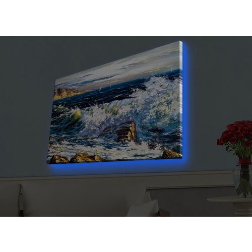 Wallity Slika sa LED osvetljenjem 4570HDACT-060, 45x70 cm Cene