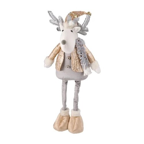 Festa dash 50 novogodi&amp;scaron;nja dekoracija jelen zlatna 74 cm ( 740047 ) Slike