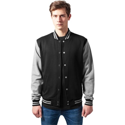 Urban Classics 2-color College sweatshirt blk/grey Slike