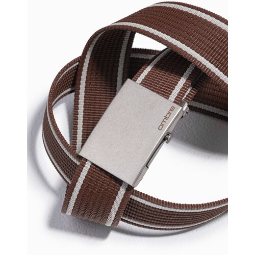 Ombre Men&amp;#039;s two-tone parchment belt Slike