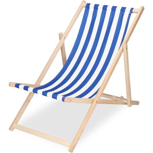 springos Zložljiv lesen ležalnik, idealen za vrt, plažo ali balkon, (5000006709) Cene
