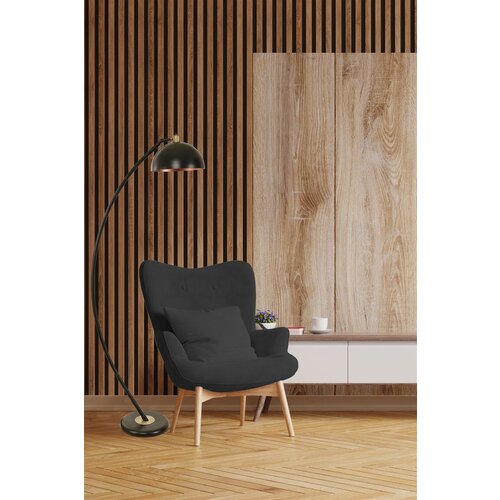 Opviq hilal siyah lambader retro 3 Başlıklı black floor lamp Cene