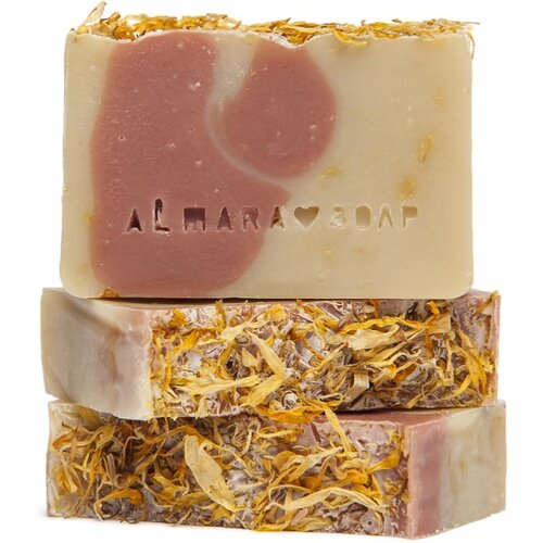 Almara Soap Natural Calendula naravno milo za suho in občutljivo kožo 90 g Slike
