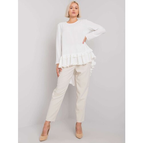 RUE PARIS Blouse-CHA-BZ-1801.47-white Slike