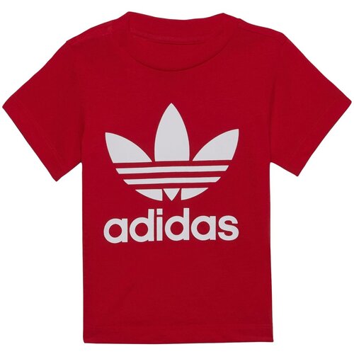 Adidas trefoil tee red Slike