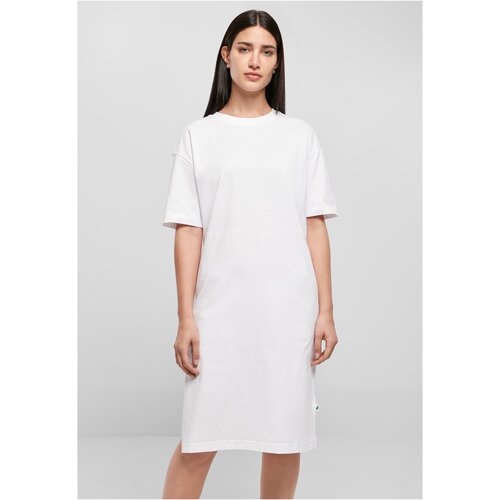 Urban Classics Women's dress with slit white Cene