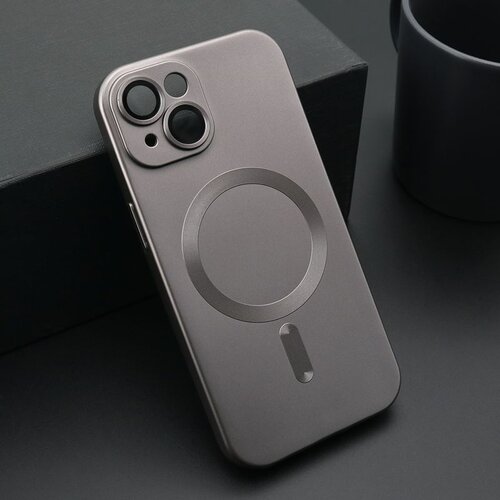 Maska elegant magsafe za iphone 15/ siva Slike