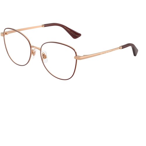 Dolce &amp;amp; Gabbana Ženski okvir za naočare 0DG1355 1333, Rose gold Slike