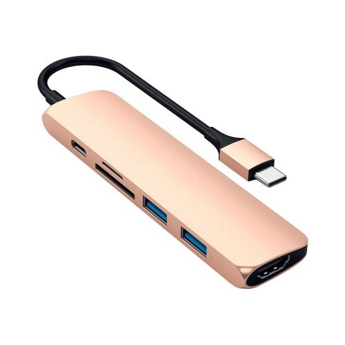 Satechi Type-C Slim Multimedia Adapter V2 – Gold Cijene