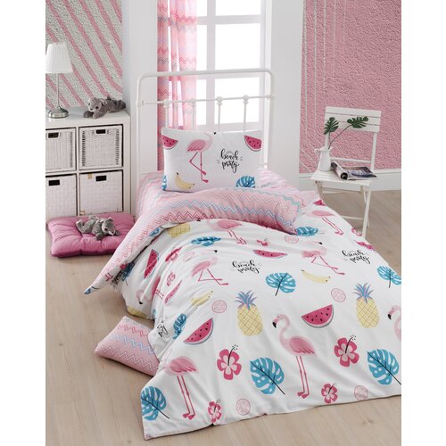 Hanah home komplet posteljine Kokteyl, 160x220cm, Roze Slike