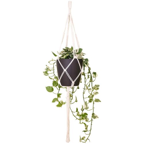Artevasi Tekstilni lanac za vješanje tegli za cvijeće ø 13 cm (visina 100 cm) Macramé – Cijene