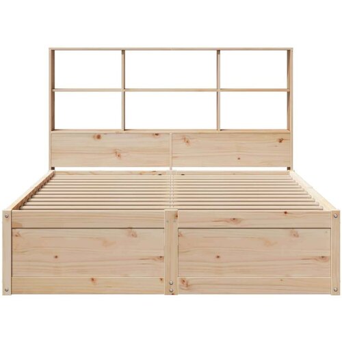 vidaXL Okvir kreveta bez madraca 140 x 190 cm od masivne borovine Cijene