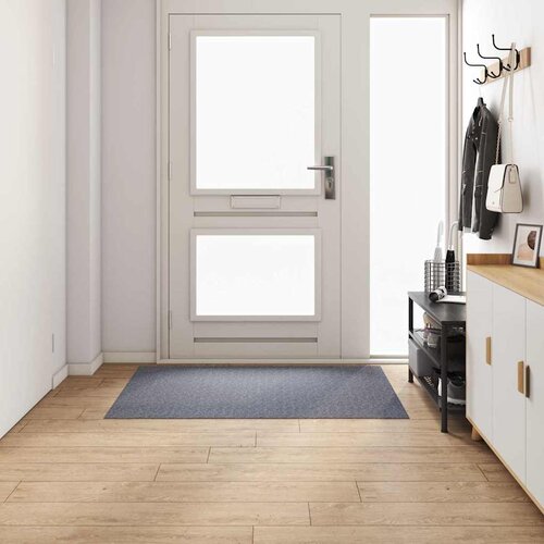  Tepih trkač Svijetlo siva 100 x 150 cm tkanina Slike