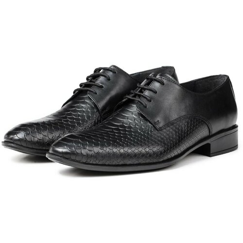 Ducavelli Croco Genuine Leather Men's Classic Shoes, Derby Classic Shoes, Lace-Up Classic Shoes. Slike