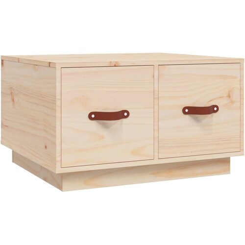 VidaXL Stolić za kavu 60 x 53 x 35 cm od masivne borovine Slike