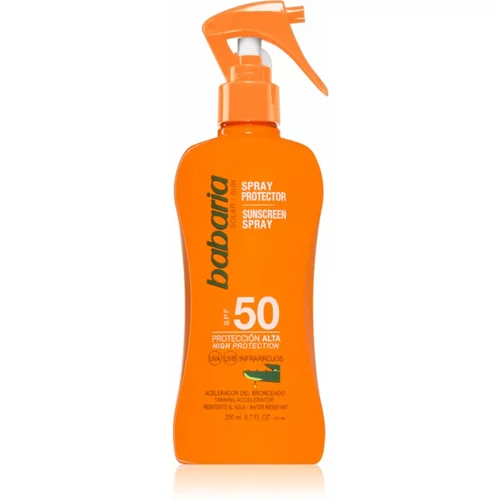 Babaria Sun Protective sprej za sunčanje SPF 50 vodootporni 200 ml
