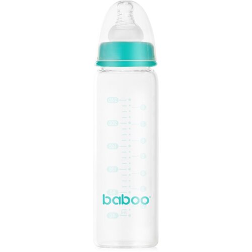 Baboo Anti-Colic Glass Bottle steklenička z ventilom proti kolikam 3m+ 240 ml Slike