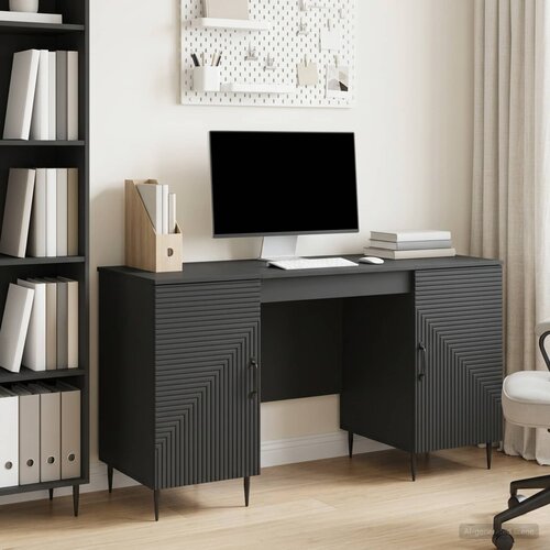  Stol Crna 142,5 x 50 x 75 cm Konstruirano drvo Cijene