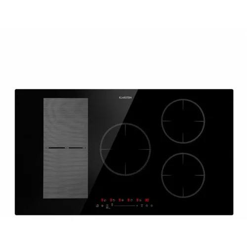 Klarstein Delicatessa 90 Hybrid, vgradna kuhalna plošča, indukcija, 5 con, 7400 W, črna barva
